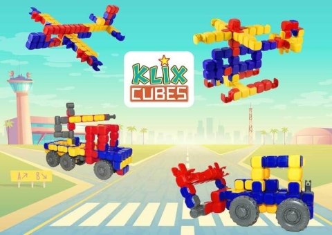 Klix Cubes 300 el. - Klocki Konstrukcyjne Popular Playthings Klix Cubes 300 el. - Klocki Konstrukcyjne Popular Playthings