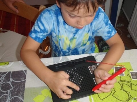 Tablica magnetyczna Nowy MagPad [czerwona] Klocki.edu.pl