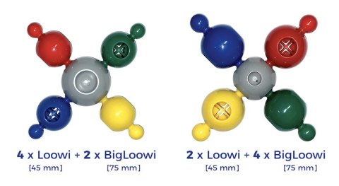 Klocki Loowi i Big Loowi Mix 65 el. Loowi Klocki Loowi i Big Loowi Mix 65 el. Loowi