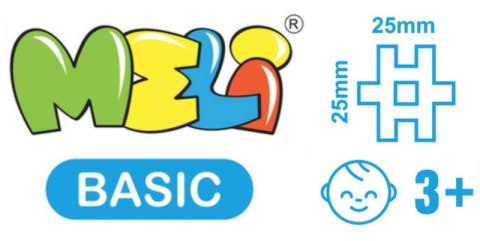 Klocki konstrukcyjne Meli Basic 300 el. Meli Klocki konstrukcyjne Meli Basic 300 el. Meli