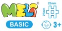 Klocki konstrukcyjne Meli Basic Pink 50 el. Meli
