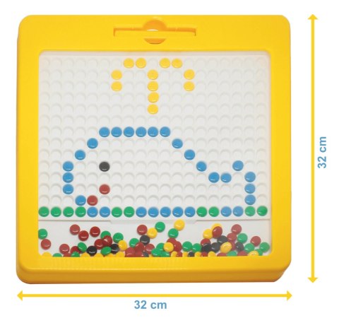 Tablica magnetyczna MagPad Dots [czerwona] Klocki.edu.pl