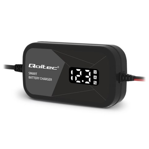 Inteligentna mikroprocesorowa ładowarka 12V | 2A | Prostownik z funkcją regeneracji ogniw do akumulatora AGM GEL | LCD Inteligentna mikroprocesorowa ładowarka 12V | 2A | Prostownik z funkcją regeneracji ogniw do akumulatora AGM GEL | LCD