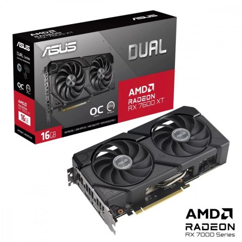 Karta graficzna RX 7600XT DUAL OC 16GB GDDR6 128bit 3DP HDMI Karta graficzna RX 7600XT DUAL OC 16GB GDDR6 128bit 3DP HDMI
