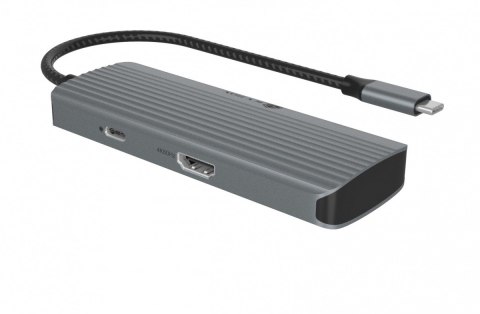 Stacja dokująca IB-DK4022a-CPD 6w1, HDMI,USB,PD Stacja dokująca IB-DK4022a-CPD 6w1, HDMI,USB,PD