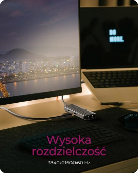 Stacja dokująca IB-DK4034a-CPD 6w1, HDMI,USB,PD,LAN Stacja dokująca IB-DK4034a-CPD 6w1, HDMI,USB,PD,LAN