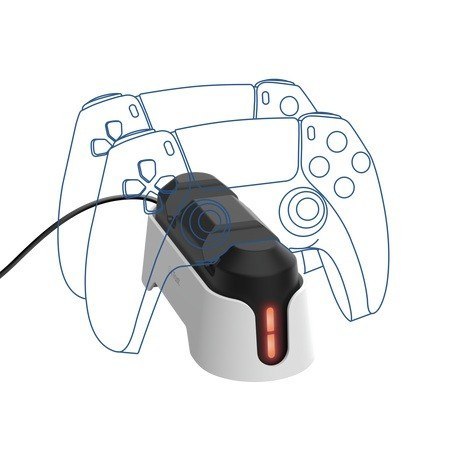 Stacja ładująca GXT228 2xPAD PS5 Czarno-biała Stacja ładująca GXT228 2xPAD PS5 Czarno-biała