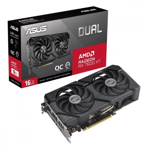 Karta graficzna RX 7600XT DUAL OC 16GB GDDR6 128bit 3DP HDMI Karta graficzna RX 7600XT DUAL OC 16GB GDDR6 128bit 3DP HDMI