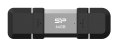 Pendrive C51 64GB USB-A USB-C 120 MB/s Srebrny