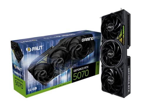 Karta graficzna GeForce RTX 5070 GAMING PRO 12GB GDDR7 192bit 3DP/HDMI Karta graficzna GeForce RTX 5070 GAMING PRO 12GB GDDR7 192bit 3DP/HDMI