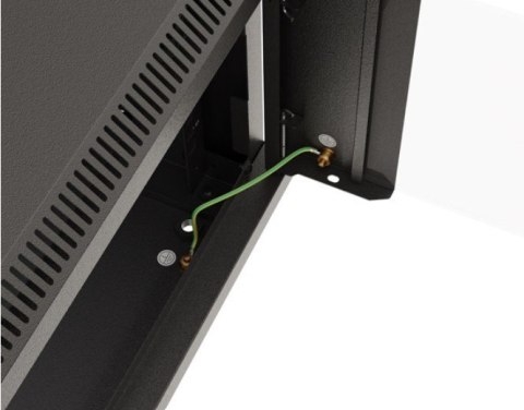 Szafa instalacyjna rack wisząca 19" 6U 540x350 czarna drzwi przeszklone ( flat pack) Szafa instalacyjna rack wisząca 19" 6U 540x350 czarna drzwi przeszklone ( flat pack)