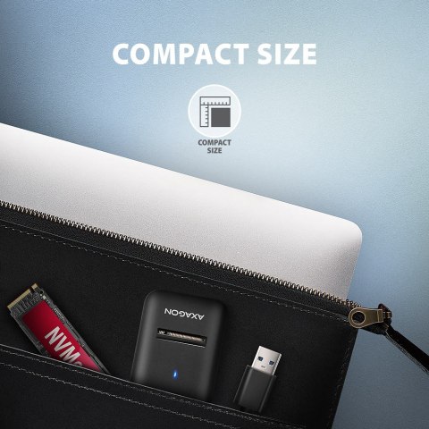 ADM2-AM Adapter USB3.2 Gen 2 M.2 NVMe/SATA SSD 10Gbps 10cm USB-A cable