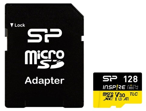 Karta pamięci microSDXC Inspire 128GB UHS-I U3 A1 V30 4K TLC Karta pamięci microSDXC Inspire 128GB UHS-I U3 A1 V30 4K TLC