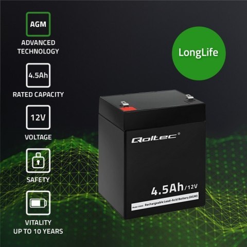Akumulator AGM | 12V | 4.5Ah | max.1.35A Akumulator AGM | 12V | 4.5Ah | max.1.35A