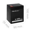 Akumulator AGM | 12V | 4.5Ah | max.1.35A