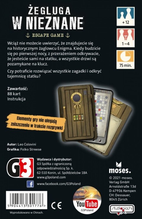 Gra Żegluga w nieznane Gra Żegluga w nieznane