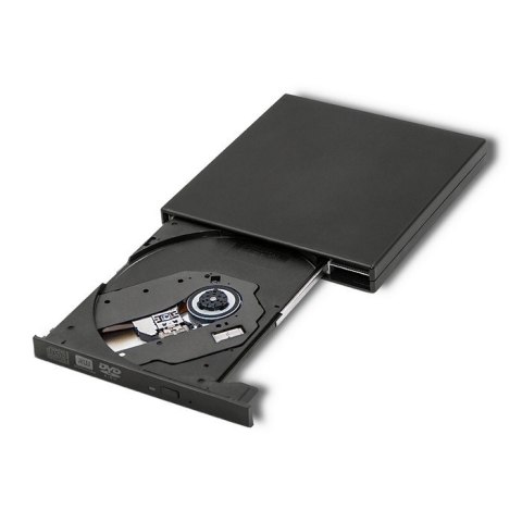 Nagrywarka DVD-RW zewnętrzna | USB 2.0 | Czarna Nagrywarka DVD-RW zewnętrzna | USB 2.0 | Czarna
