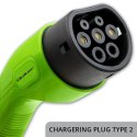 Mobilna ładowarka do samochodu elektrycznego EV z regulacją 2w1 Typ2 | 11kW | CEE 5 PIN | LCD | 3 fazy | Przenona | Wallbox | 5