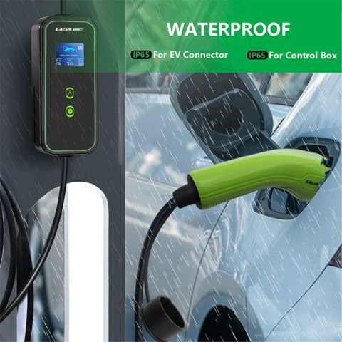 Mobilna ładowarka do samochodu elektrycznego EV z regulacją 2w1 Typ2 | 11kW | CEE 5 PIN | LCD | 3 fazy | Przenona | Wallbox | 5 Mobilna ładowarka do samochodu elektrycznego EV z regulacją 2w1 Typ2 | 11kW | CEE 5 PIN | LCD | 3 fazy | Przenona | Wallbox | 5