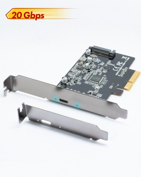 IB-PCI1901-C32 Karta PCIe, TYPE-C USB 3.2 (Gen 2x2) IB-PCI1901-C32 Karta PCIe, TYPE-C USB 3.2 (Gen 2x2)