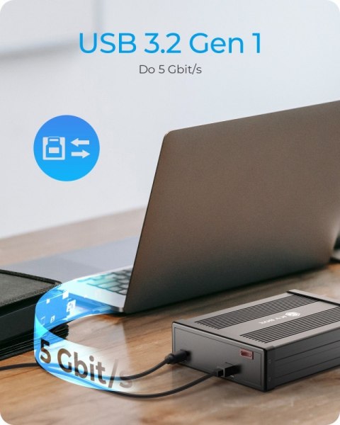 Obudowa IB-525-U3 1x5,25 SATA DVD/Blue-Ray, czarna Obudowa IB-525-U3 1x5,25 SATA DVD/Blue-Ray, czarna