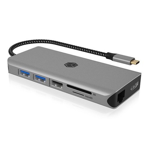 Stacja dokująca IB-DK4061-CPD 12w1,2xHDMI, PD 100W Stacja dokująca IB-DK4061-CPD 12w1,2xHDMI, PD 100W