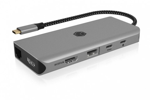 Stacja dokująca IB-DK4061-CPD 12w1,2xHDMI, PD 100W Stacja dokująca IB-DK4061-CPD 12w1,2xHDMI, PD 100W