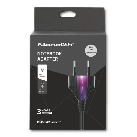 Zasilacz do Dell 65W | 19.5V | 3.34A | 7.4*5.0+pin Zasilacz do Dell 65W | 19.5V | 3.34A | 7.4*5.0+pin