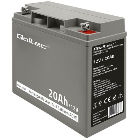 Akumulator AGM | 12V | 20Ah | max. 300A Akumulator AGM | 12V | 20Ah | max. 300A