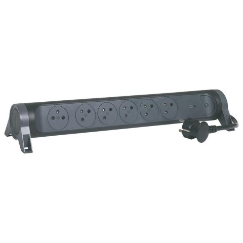 Przedłużacz 6x2PZ 1,5m czarny Przedłużacz 6x2PZ 1,5m czarny