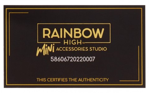 Torebka Rainbow High Accessories Studio Series 1 Asortyment Torebka Rainbow High Accessories Studio Series 1 Asortyment