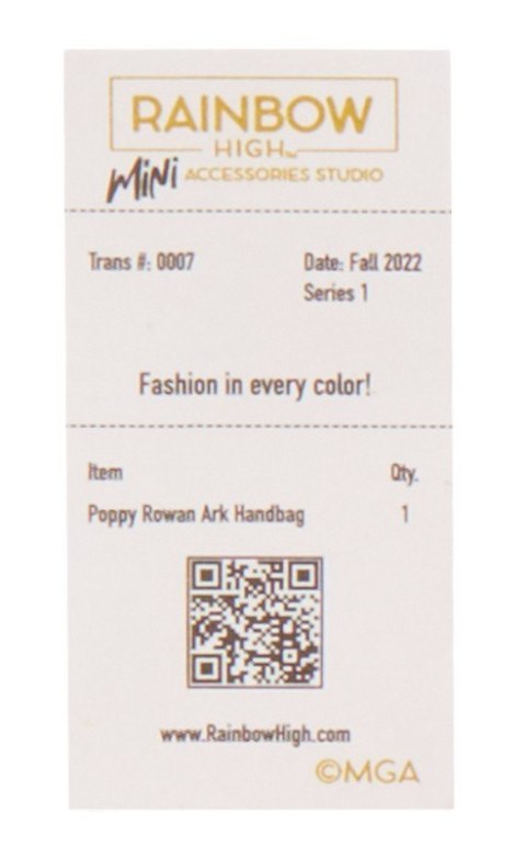 Torebka Rainbow High Accessories Studio Series 1 Asortyment Torebka Rainbow High Accessories Studio Series 1 Asortyment