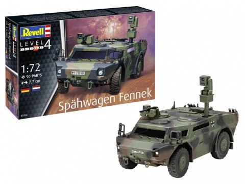 Model plastikowy Spahwagen Fennek 1/72 Model plastikowy Spahwagen Fennek 1/72