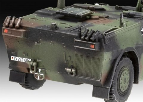 Model plastikowy Spahwagen Fennek 1/72 Model plastikowy Spahwagen Fennek 1/72