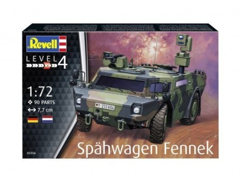 Model plastikowy Spahwagen Fennek 1/72 Model plastikowy Spahwagen Fennek 1/72