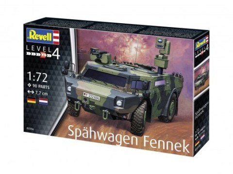 Model plastikowy Spahwagen Fennek 1/72 Model plastikowy Spahwagen Fennek 1/72