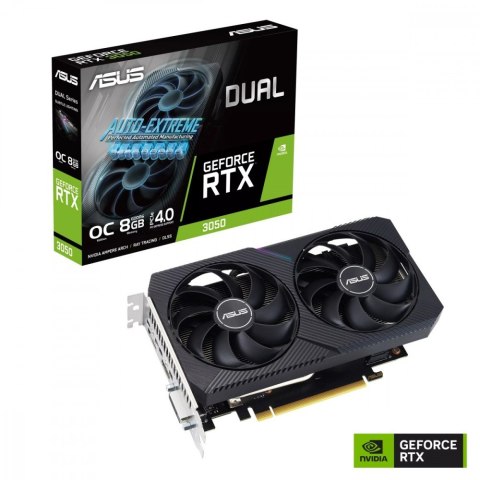 Karta graficzna GeForce RTX 3050 DUAL OC V2 8GB GDDR6 128Bit DVI-D/HDMI/DP Karta graficzna GeForce RTX 3050 DUAL OC V2 8GB GDDR6 128Bit DVI-D/HDMI/DP