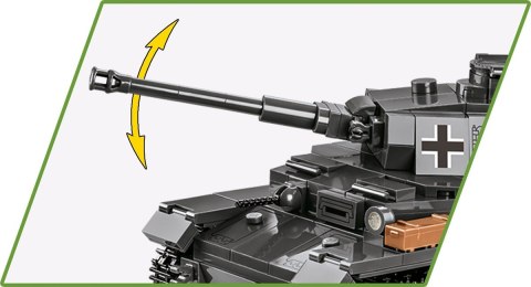 Klocki Panzerkampfwagen IV Ausf. G 643 klocków