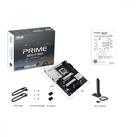 Płyta główna PRIME X870-P WIFI AM5 4 DDR5 HDMI/USB-C Płyta główna PRIME X870-P WIFI AM5 4 DDR5 HDMI/USB-C