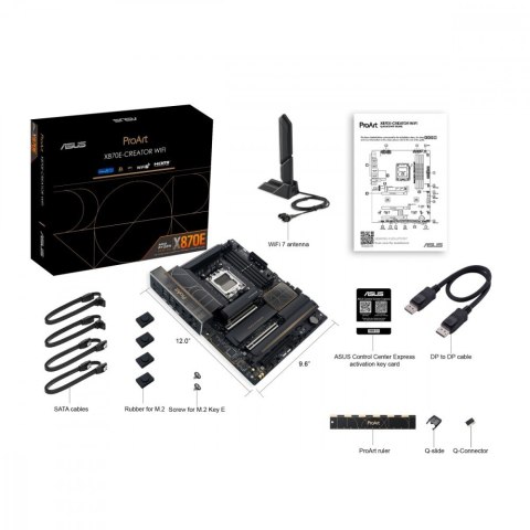 Płyta główna PROART X870E-CREATOR WI FI AM5 4DDR5 HDMI/USB-C Płyta główna PROART X870E-CREATOR WI FI AM5 4DDR5 HDMI/USB-C