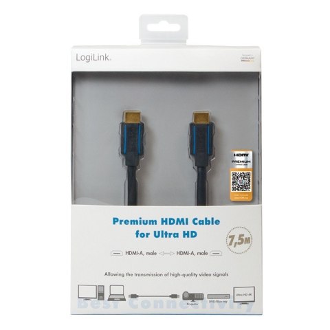 Kabel premium HDMI Ultra HD, 7.5m Kabel premium HDMI Ultra HD, 7.5m