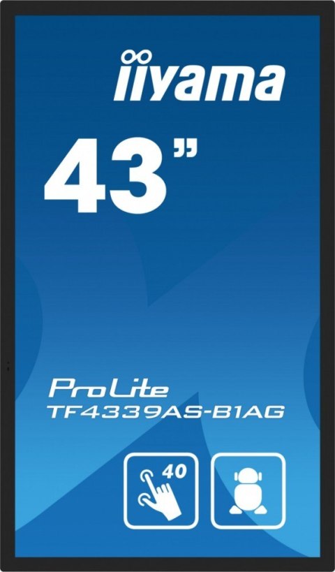 Monitor 43 cale TF4339AS-B1AG,IPS,4K,HDMIx2,DP,RJ45,3xUSB,40pkt, ANDROID,24/7 Monitor 43 cale TF4339AS-B1AG,IPS,4K,HDMIx2,DP,RJ45,3xUSB,40pkt, ANDROID,24/7