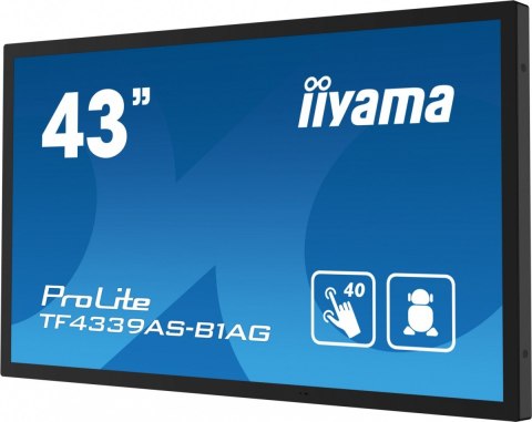Monitor 43 cale TF4339AS-B1AG,IPS,4K,HDMIx2,DP,RJ45,3xUSB,40pkt, ANDROID,24/7 Monitor 43 cale TF4339AS-B1AG,IPS,4K,HDMIx2,DP,RJ45,3xUSB,40pkt, ANDROID,24/7