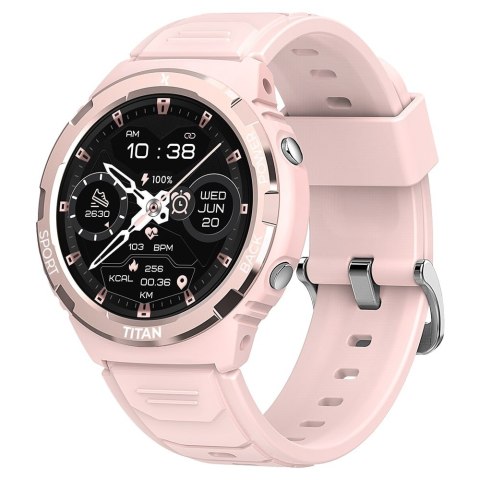 Smartwatch FW100 Titan Valkiria Różowy Smartwatch FW100 Titan Valkiria Różowy