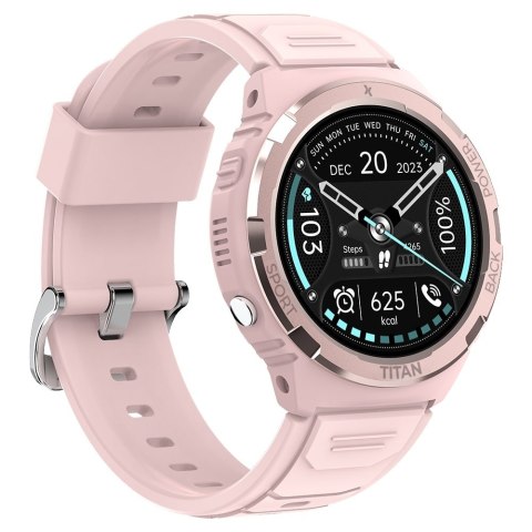 Smartwatch FW100 Titan Valkiria Różowy Smartwatch FW100 Titan Valkiria Różowy