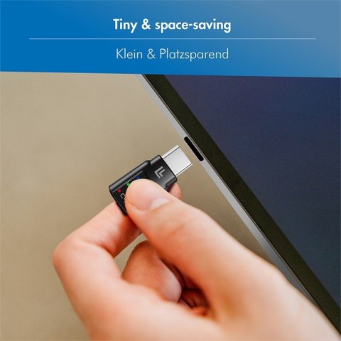 Adapter audio USB-C/M na 3.5mm/F, DAC, EQ Adapter audio USB-C/M na 3.5mm/F, DAC, EQ