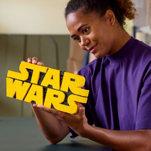 Klocki Star Wars 75407 Logo Star Wars zbudowane z klocków Klocki Star Wars 75407 Logo Star Wars zbudowane z klocków