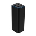 Ładowarka uniwersalna 100W GaN 2xUSB-A 2xUSB-C szybkie ładowanie czarna