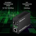 Dwukierunkowy Media Konwerter SWITCH Ethernet 1x RJ45 1x SFP | 1000Mb/s | 5V