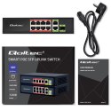 Przełącznik sieciowy SWITCH FAST Ethernet 8x RJ45 PoE 2x RJ45 Uplink 1x SFP | 120W | 1000Mb/s